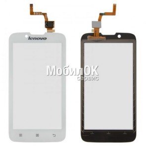 Сенсорный экран для Lenovo A328/A338/A338T белый