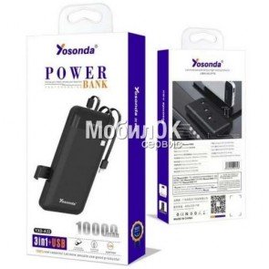 Внешний аккумулятор (PowerBank) Yosonda YXD-A32 10000 mAh черный