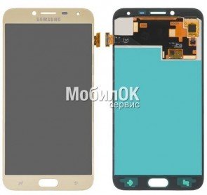 Дисплей для Samsung J400F Galaxy J4 (2018) золотистый, с тачскрином China Original (oled)