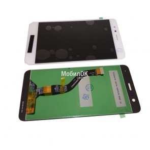 Дисплей для Huawei P10 Lite белый (WAS-L21, WAS-LX1, WAS-LX1A), с тачскрином