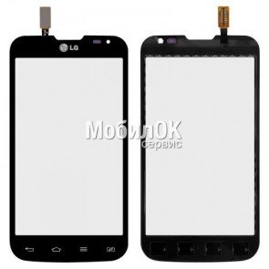 Сенсорный экран для LG D325 Optimus L70 Dual SIM черный
