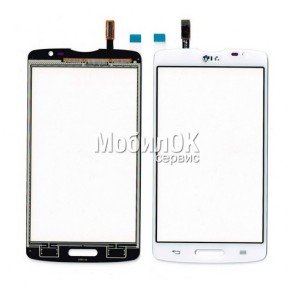 Сенсорный экран для LG D373 Optimus L80 Blanco белый