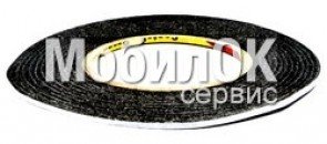 Двухсторонний скотч 3M - узкий белый (3mm)