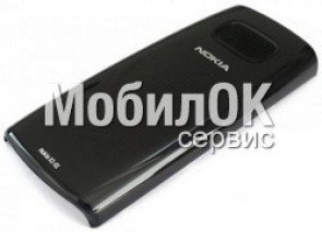 Задняя крышка для Nokia X1-01 оригинал, темно-серая (0258293)