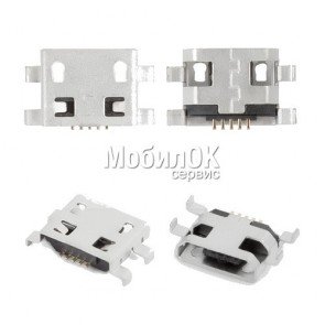 Коннектор зарядки для Alcatel OT 6045/Huawei U8951D/Lenovo A360/A710/K860/P700/S650/880/S920