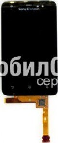 Дисплей для Sony Ericsson ST17i черный, с тачскрином