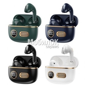 Наушники беспроводные Remax True Wireless Stereo Earbuds Retro (TWS-39) зеленые