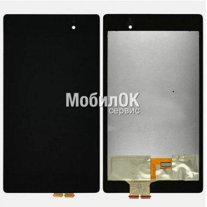 Дисплей для Asus Nexus 7 Google NEW ME571/ME572C (2Gen) черный, с тачскрином