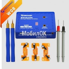 Портативный сварочный аппарат Mechanic W08 для точечной сварки (0.5мм/5V 2.4A/8 скоростей)