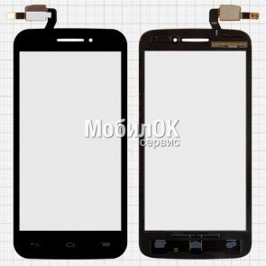 Сенсорный экран для Alcatel OT 5042 Pop 2 черный