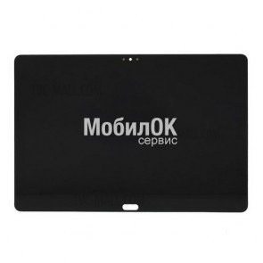 Дисплей для Huawei MediaPad T5 10.0 (AGS2-L03) LTE черный, с тачскрином (с кнопкой меню)