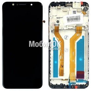 Дисплей для Asus ZenFone Max Pro M1 (ZB601KL/ZB602KL) черный, с тачскрином и рамкой (разборка)