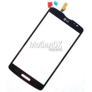 Сенсорный экран для LG D373 Optimus L80 Blanco черный