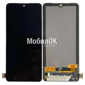 Дисплей для Xiaomi Redmi Note 12 Pro 4G черный, с тачскрином (Oled) COG