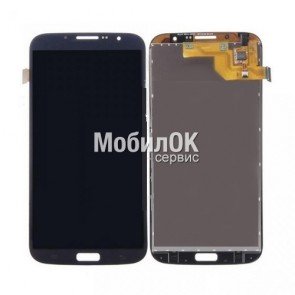 Дисплей для Samsung I9200 Galaxy Mega 6.3/ I9205 Galaxy Mega 6.3 синий, с тачскрином