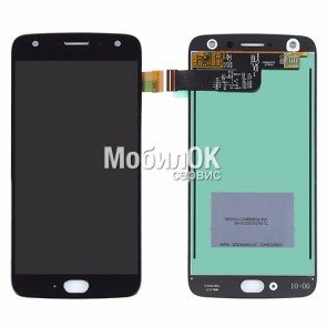 Дисплей для Motorola XT1900-7 Moto X4 черный, с тачскрином