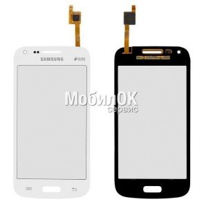 Сенсорный экран для Samsung G350E Galaxy Star Advance Duos белый (без окошка камеры)