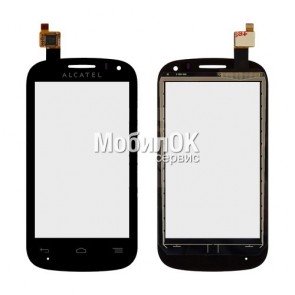 Сенсорный экран для Alcatel OT 4033 POP C3 черный