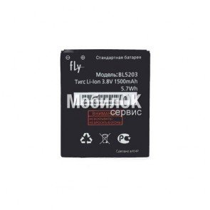 АКБ для Fly IQ442 Miracle Quad 2 (BL5203) 1500mAh
