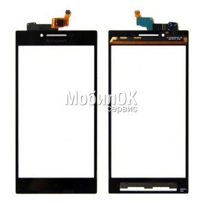 Сенсорный экран для Lenovo P70 черный