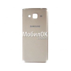 Задняя крышка для Samsung J320 Galaxy J3 (2016) золотая