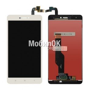 Дисплей для Xiaomi Redmi Note 4X золотистый, с тачскрином