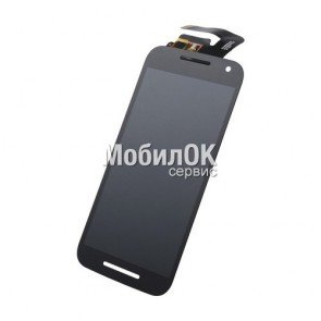 Дисплей для Motorola XT1540/XT1541/XT1544/XT1548/XT1550 Moto G3 (3 Gen) черный, с тачскрином
