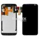 Дисплей для Motorola XT1570 Moto X Style/XT1572/XT1575 черный, с тачскрином и рамкой