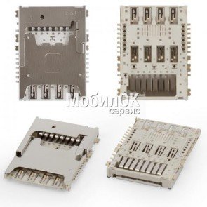 Коннектор SIM-карты для LG D850/D851/D855 G3 /D724/D722/D725 G3s c коннектором карты памяти
