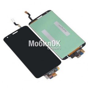 Дисплей для LG G2 D800/D801/D803 черный, с тачскрином (34pin)