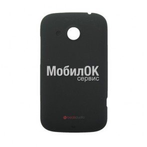 Задняя крышка для HTC A320 Desire C черная, оригинал (74H02226-01M)