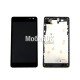 Дисплей для Microsoft (Nokia) 535 Lumia Dual SIM черный, с тачскрином и рамкой (CT2S1973FPC)