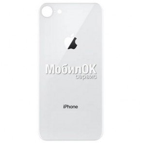 Стекло задней крышки для Apple iPhone 8 белое