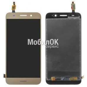 Дисплей для Huawei Y3 (2017)/Y5 Lite (2017) золотистый (CRO-U00/CRO-L02) с тачскрином