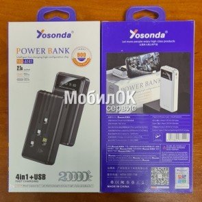 Внешний аккумулятор (PowerBank) Yosonda YXD-A141 20000 mAh черный