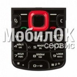 Клавиатура для Nokia 5320 красная, рус