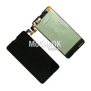 Дисплей для Nokia 630/635 Lumia черный, с тачскрином