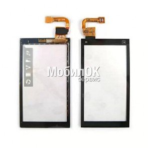 Сенсорный экран для Nokia X6-00 черный