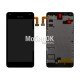 Дисплей для Microsoft (Nokia) 550 Lumia черный, с тачскрином и рамкой
