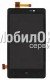 Дисплей для Nokia 820 Lumia чёрный, с тачскрином и рамкой