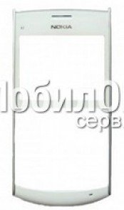 Передняя панель для Nokia X2-01 белая, оригинал (0258007)
