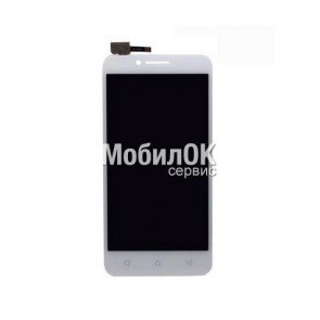 Дисплей для Lenovo A2020 Vibe C белый, с тачскрином