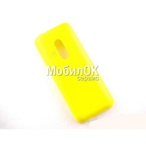 Задняя крышка для Nokia 220 желтая, оригинал (9448657)