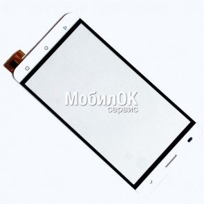 Сенсорный экран для Fly FS504 Cirrus 3/Nomi i504 Dream белый