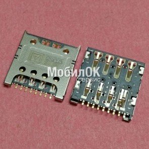 Коннектор SIM-карты для Huawei Ascend G630/Xiaomi Redmi 2/Honor 4X/LG E988/H818/D335/H502/H422/H522y