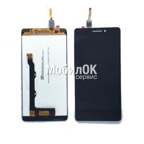 Дисплей для Lenovo A7000 Plus/A7000 K3 Note (K50-T5)/A7000 Turbo черный, с тачскрином