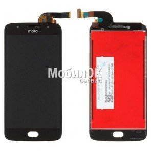 Дисплей для Motorola XT1794 Moto G5s черный, с тачскрином