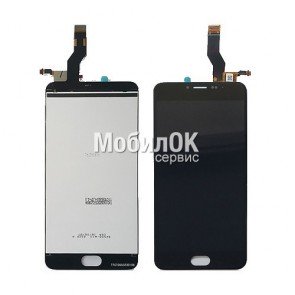 Дисплей для Meizu M3 Note черный, с тачскрином (L681H)