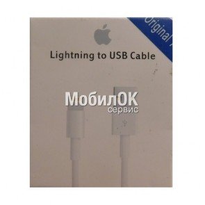 USB кабель для Apple iPhone 5/6/7/ iPad Air (MD818ZM/MQUE2FE) China Original (в упаковке)
