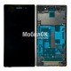 Дисплей для Sony C6902 L39h Xperia Z1/C6903 Xperia Z1/C6906 Xperia Z1 черный, с тачскрином и рамкой